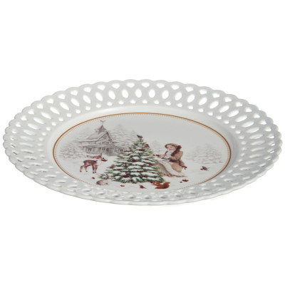 Набор тарелок обеденных "МОРОЗКО" 2 шт. 26,5 см (кор=12наб.) LEFARD 441-047-1