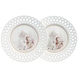 Набор тарелок закусочных "МОРОЗКО" 20,5 см (кор=18наб.) LEFARD 441-048