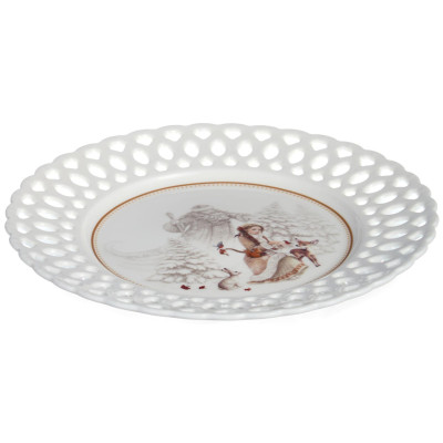 Набор тарелок закусочных "МОРОЗКО" 20,5 см (кор=18наб.) LEFARD 441-048-1