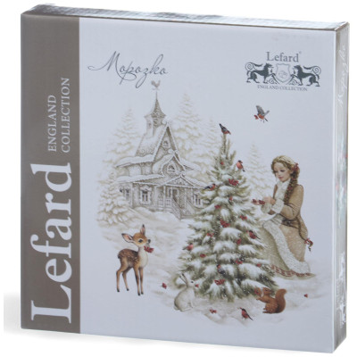 Набор тарелок закусочных "МОРОЗКО" 20,5 см (кор=18наб.) LEFARD 441-048-3