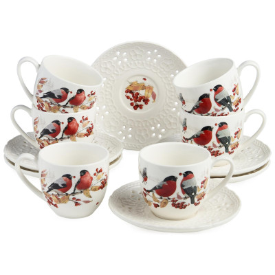 Набор чайный "FOREST TALE" на 6 пер. 12 пр. 250 мл (кор=6наб.) LEFARD 441-056