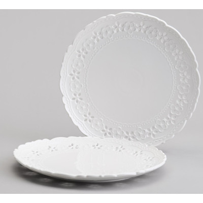 Набор тарелок обеденных "STYLE" 2 шт. 25*2,5 см (кор=12наб.) LEFARD 441-059-2