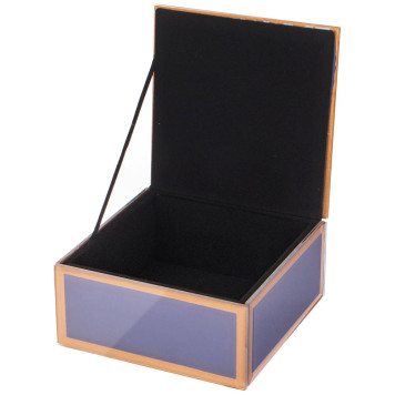 Шкатулка коллекция "PEN" цвет:серый 12*12*6 см LEFARD 453-166-1