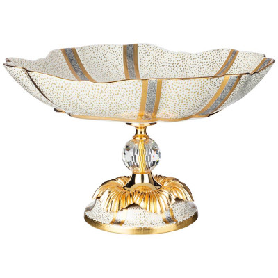 Ваза для фруктов на ножке 32*32*21 см LEFARD 46-1335