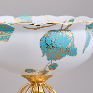 Фруктовница на ножке 20*20*22,5 см LEFARD 46-1385-2