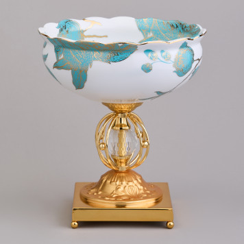 Фруктовница на ножке 20*20*22,5 см LEFARD 46-1385