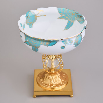 Фруктовница на ножке 20*20*22,5 см LEFARD 46-1385-3