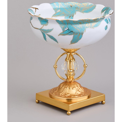 Фруктовница на ножке 20*20*22,5 см LEFARD 46-1385-4