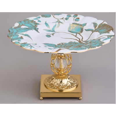 Фруктовница на ножке 31*31*19 см LEFARD 46-1386-4