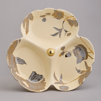 Фруктовница на ножке 25,5*25,5*19 см LEFARD 46-1391-2