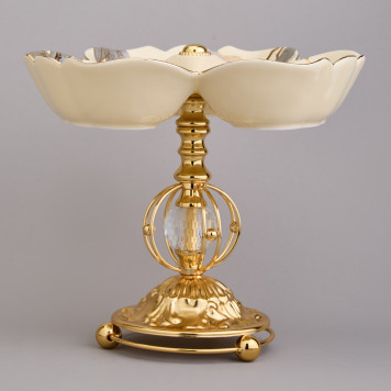 Фруктовница на ножке 25,5*25,5*19 см LEFARD 46-1391-3