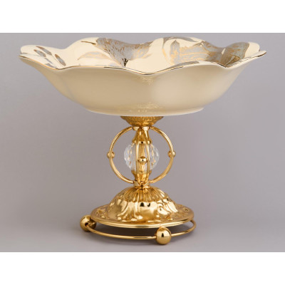 Фруктовница на ножке 29*29*24 см LEFARD 46-1392-4