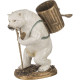 Изделие декоративное "МЕДВЕДЬ С ТРУБКОЙ" 49*18 см высота=25 см (кор=2шт.) LEFARD 469-265