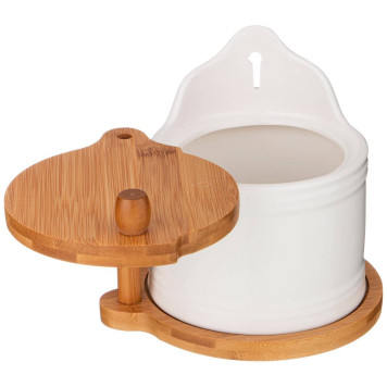 Банка с дерев. крышкой 800 мл (кор=12шт.) LEFARD 474-082-1