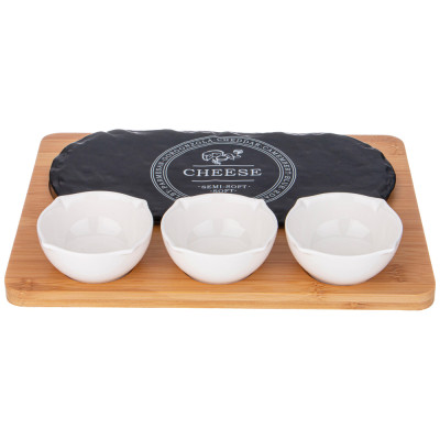 Набор для сыра "FROMAGE" 5 предмета 31*23,5*1,5 см (кор=12наб.) LEFARD 474-226-1