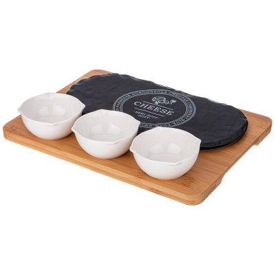 Набор для сыра "FROMAGE" 5 предмета 31*23,5*1,5 см (кор=12наб.) LEFARD 474-226