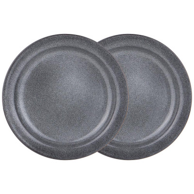Набор тарелок десертных "GRAPHITE" 2 шт. 19 см (кор=12наб.) LEFARD 474-235