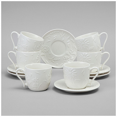 Чайный набор "FLOWERS STORY" на 6 пер. 12 пр. 220 мл LEFARD 474-254