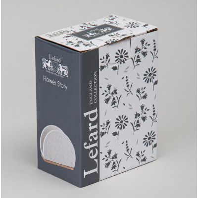 Салфетница "FLOWERS STORY" на дерев. подставке 12*4,5*9 см LEFARD 474-260