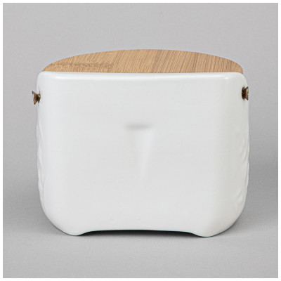 Банка "FLOWERS STORY" с дерев. крышкой 11,5*10,5*9 см 450 мл LEFARD 474-264-2