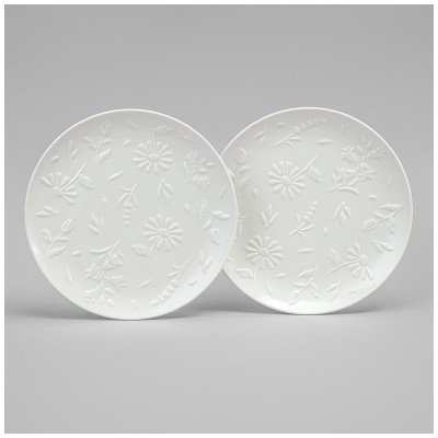 Набор тарелок закусочных "FLOWERS STORY" 2 шт. 20,5*2 см LEFARD 474-266