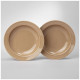 Набор тарелок суповых TINT 22,5 см (мокко) 2 шт. LEFARD 48-839-1