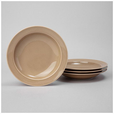 Набор тарелок суповых TINT 22,5 см (мокко) 4 шт. LEFARD 48-839-2