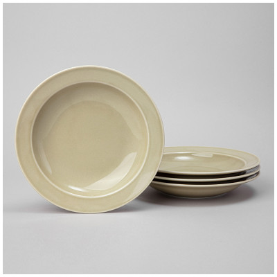 Набор тарелок суповых TINT 22,5 см (фисташковый) 4 шт. LEFARD 48-857-2