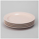Набор тарелок десертных TINT 20 см (розовый) 4 шт. LEFARD 48-868-3