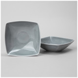 Набор салатников квадратных TINT 300мл (граффит) 2 шт. LEFARD 48-936-1