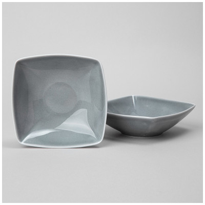 Набор салатников квадратных TINT 300мл (граффит) 2 шт. LEFARD 48-936-1