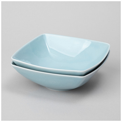 Набор салатников квадратных TINT 600мл (светло-голубой) 2 шт. LEFARD 48-942-1-1