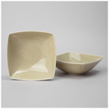 Набор салатников квадратных TINT 600мл (фисташковый) 2 шт. LEFARD 48-944-1