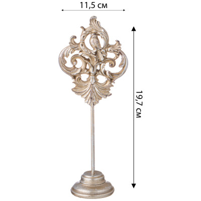 Изделие декоративное коллекция "РОКОКО", 11,5*7,5*19,7cm LEFARD 504-369-1