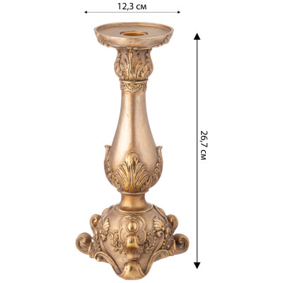 Подсвечник коллекция "РОКОКО", 12,3*26,7*12,3cm LEFARD 504-381-1