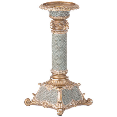 Подсвечник коллекция "РОКОКО", 12,5*12,5*26,7cm LEFARD 504-386