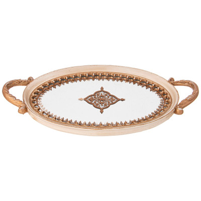 Поднос декоративный коллекция "РОКОКО", 42*23,2*4,2cm LEFARD 504-391