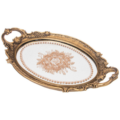 Поднос декоративный коллекция "РОКОКО", 43,3*24,8*5cm LEFARD 504-393-2