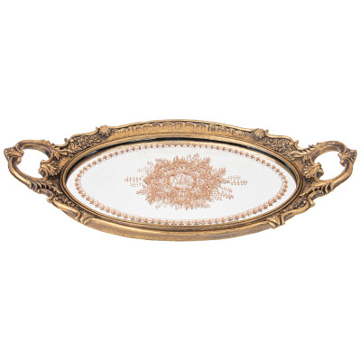 Поднос декоративный коллекция "РОКОКО", 43,3*24,8*5cm LEFARD 504-393
