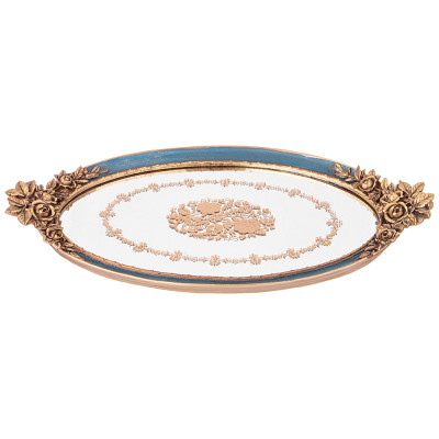 Поднос декоративный коллекция "РОКОКО", 49,7*28,7*4,1cm LEFARD 504-395