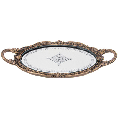 Поднос декоративный коллекция "РОКОКО", 44,5*25,5*3,8cm LEFARD 504-417
