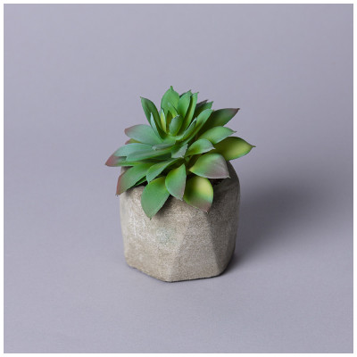 Суккулент искусственный в горшке 13*13см мал.уп.=24шт LEFARD 535-400