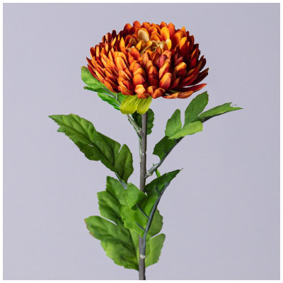 Цветок искусственный астра длина=58см , цвет красное дерево мал.уп.=24шт LEFARD 535-434