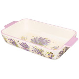 Блюдо для запекания "ЛАВАНДА" прямоуг3,6 л 39*22,5*7,5 см LEFARD 536-247