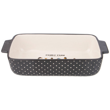 Блюдо для запекания "FAMILY FARM" прямоуг.2,8 л 33,5*19,5*7,5 см LEFARD 536-276-1