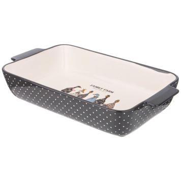 Блюдо для запекания "FAMILY FARM" прямоуг3,6 л 39*22,5*7,5 см LEFARD 536-277-3