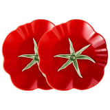 Набор тарелок закусочных "TOMATO" 22х21 см/2 шт LEFARD 536-296