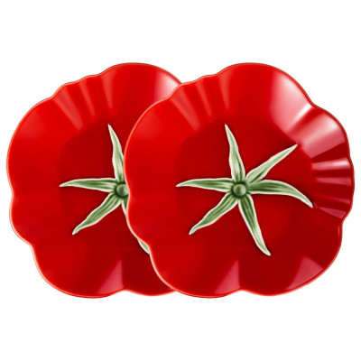 Набор тарелок закусочных "TOMATO" 22х21 см/2 шт LEFARD 536-296