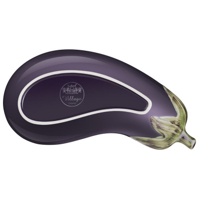 Блюдо сервировочное "БАКЛАЖАН" 24х12х3,5 см LEFARD 536-312-2