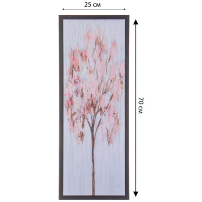 Панно деко-боксы венге с окантовкой 25*70 см LEFARD 541-873-1